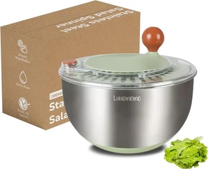 Lunememo Centrifuga per Insalata in Acciaio Inox 18/10, 18/8  - Foto 1 di 8