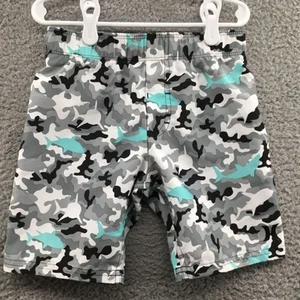 Hurley Boy's Shark Camo Swim Trunks Shorts Black 5 - Picture 1 of 3
