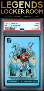 2023 Panini Donruss Downtown! #D9 Peyton Manning PSA 9 - Picture 1 of 2