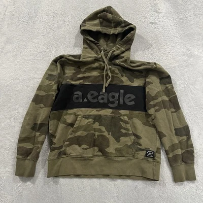 Sudadera con Capucha Pullover AE American Eagle Unisex Mediana Camuflada Salón Informal Foto 1 de 4