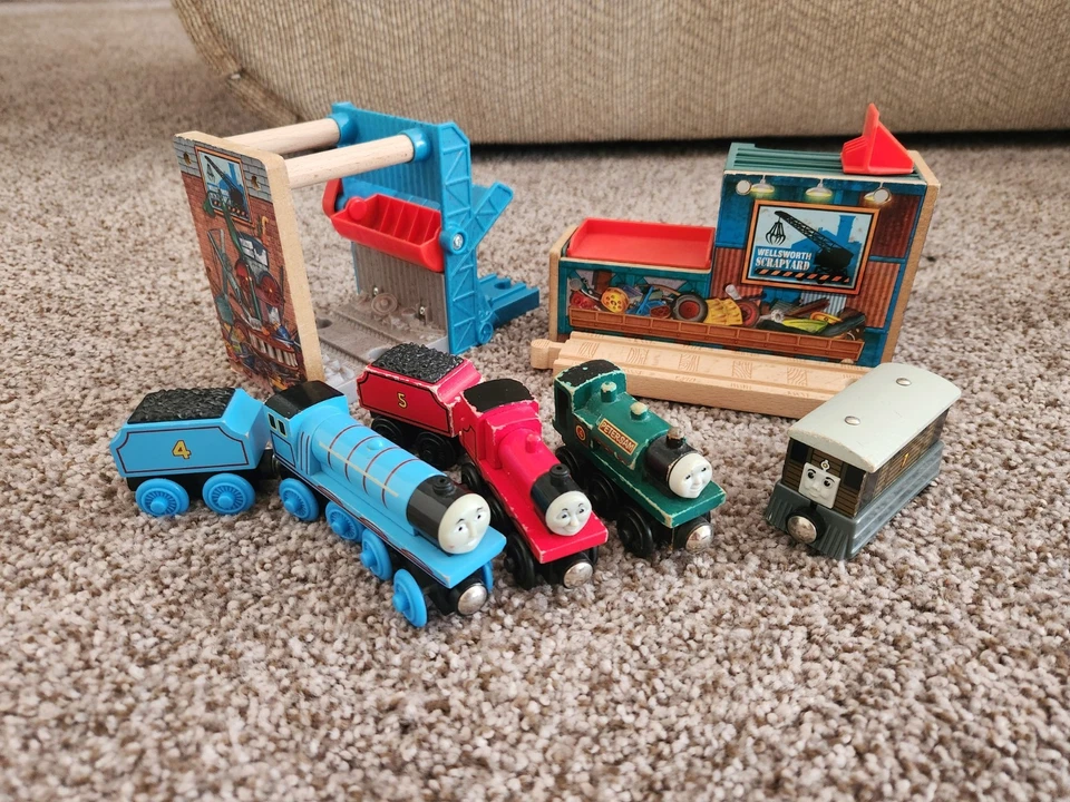Thomas Wooden Reg At The Scrapyard James Toby Peter Sam Gordon Mattel - Image 1 of 1