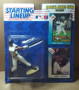 1993 alineación inicial Kenner Kirby Puckett Minnesota Twins - Imagen 1 de 8