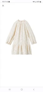 Zara Girls Ruffled Dress Size 10 - Picture 1 of 9