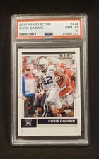 2017 Panini Score Chris Godwin PSA 10 GEM MINT Rookie Card RC #428 POP 18