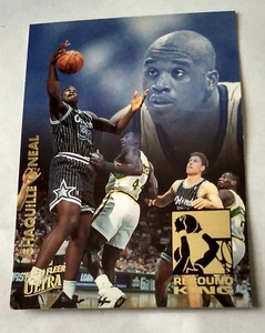 SHAQUILLE O'NEAL, 1993-94 FLEER ULTRA REBOUND KING INSERT #9 of 10 - Picture 1 of 4