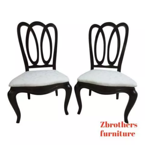 Pair Pennsylvania House New Standards Ribbon Pretzel Back Dining Side Chairs  A Cover