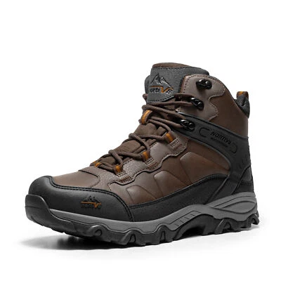 NORTIV 8 Botas de Senderismo Impermeables para Hombres Aire Libre Medio Trekking Zapatos Ligeros Foto 1 de 4