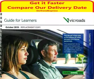 VIC ROADS LEARNER LOG BOOK GUIDE FOR LEARNERS REPLACEMENT COPY 2019 OCTOBER - Foto 1 di 5