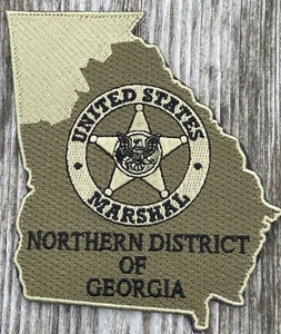 Servicio de Alguaciles de los Estados Unidos ND de Georgia OD + V Muy Raro * Parche Geniune Kokpelli * - Imagen 1 de 1