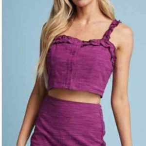 NWT Boutique Crop Top with Skirt Set - Large - Picture 1 of 3