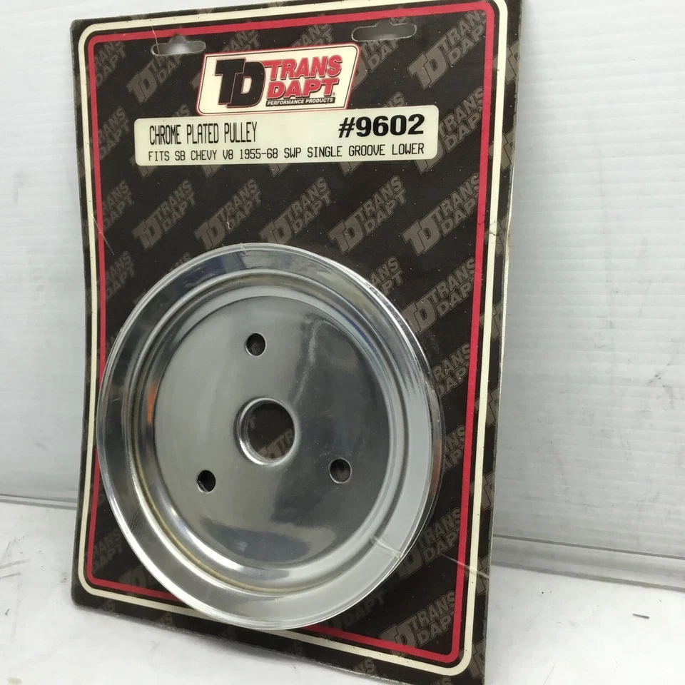 Trans-Dapt Performance Products 9602 Chrome Crankshaft Pulley - Image 1 of 1
