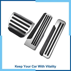 Pack(3) Gas Brake Foot Rest Pedals Pads Cover for Infiniti Q50 Q60 Q70 QX70 G25 - Picture 1 of 7