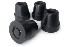 DMI Durable Quad Cane Tips, Extra Stability, No-Slip - Picture 1 of 6