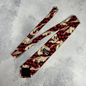 Corbata de lujo Christian Dior Monsieur patrón 100 % seda diseñador multicolor años 90’s - Imagen 1 de 7