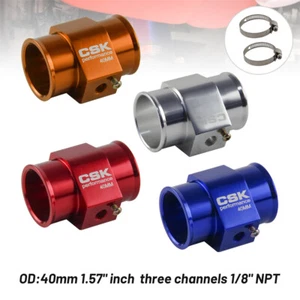 Universal 40mm 1-9/16" Water Temperature Sensor Adapter Hose Attachment 1 PCS - Picture 1 of 9