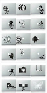 New Black Fun Vinyl Decal Sticker Skin for Apple MacBook Pro Air Mac 13" inch - Picture 1 of 18