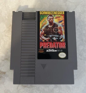 Predator Nintendo 1989 NES Cartridge W/Sleeve WORKING VNTG USED FAST SHIPPING - Picture 1 of 5