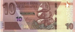 Zimbabwe 10 dollars 2020 Perfect UNC - Picture 1 of 3