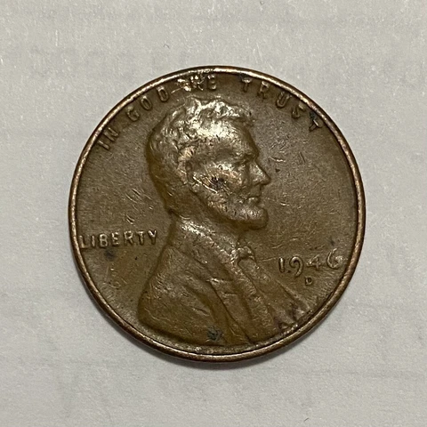 1946 D lincoln wheat cent penny us one cent Coin Cover
