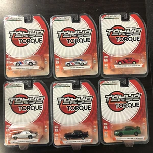 GREENLIGHT 1:64 Diecast TOKYO TORQUE - Series 3 - Set of 6 Cars - Nissan Datsun - Picture 1 of 7