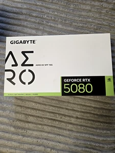 Grafikkarte GIGABYTE GeForce RTX 5080 Aero OC SFF 16G - 16GB GDDR7, 2x HDMI, 3x - Afbeelding 1 van 2