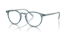 Oliver Peoples 0OV5004 Riley-r 1617 Washed teal 45mm Round Men's Eyeglasses - Picture 1 of 6