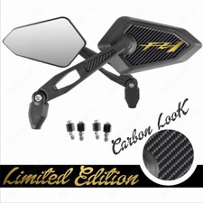 Paar Spiegel Street Limited Genehmigt Logo Gold Yamaha FZ1 1000 Fazer Nake