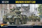 M8/M20 Greyhound Scout Car - 1:56 / 28mm Plastic Scale Model Armoured Car For Bo