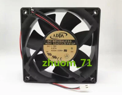 1PC ADDA AD1212LB-F91GP 12V 0.87A 12038 12CM cooling fan - Image 1 of 3