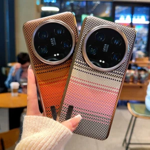 For Xiaomi 14 Ultra, Fashion Colorful Hybrid Armor Hard Plating Frame Cover Case - Picture 1 of 16