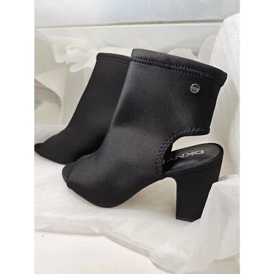 Tacón DKNY Donna Karen New York Neopreno Punta Abierta Talla 9  Foto 1 de 4