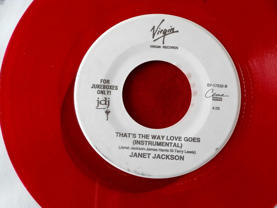 JANET JACKSON~ THAT'S THE WAY LOVE GOES~ MINT~ UNPLAYED COPY~ VIRGIN ~ SOUL 45 - Image 1 of 1