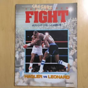 Marvin Hagler vs Sugar Ray Leonard Boxing Magazine 1987 - Imagen 1 de 10