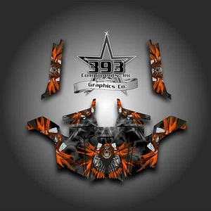 Polaris RZR 900 XP UTV Wrap Graphics Decal Kit 2011-2014 Unleashed Orange - Picture 1 of 1