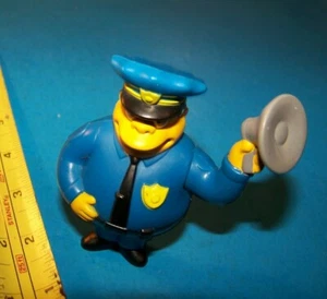 Burger King The Simpsons Movie Figure (plastic) 2007 Chief Wiggum - Picture 1 of 3