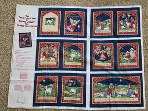 1 Susan Winget The Christmas Lamb Storybook Cut And Sew Cotton Fabric Panel - Picture 1 of 10