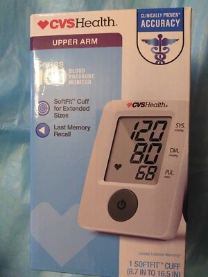 CVS HEALTH WRIST SERIES 400 w BLOOD PRESSURE MONITOR. NEW.  - Image 1 of 4