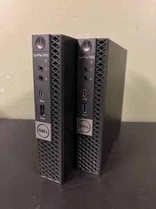 Two Dell Optiplex 7070 Micro i7 9th Generation.8GB.NO HD/SSD.SOLD-AS-IS. - Picture 1 of 4
