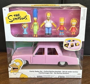The Simpsons Family Sedan 2,5" Figurenset Jakks Pacific 2025 NEU - Bild 1 von 5