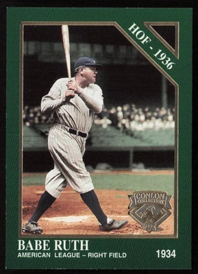 Babe Ruth 1995 Conlon Collection TSN Color #47 - New York Yankees - Image 1 of 2