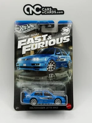 2025 Hot Wheels Silver Series Fast & Furious Graphic Remix Volkswagen Jetta MK3 - Image 1 of 2