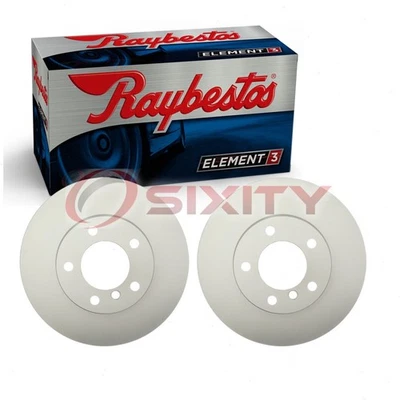 2 pc Raybestos Element3 Front Disc Brake Rotors for 2015-2016 BMW 428i av - Image 1 of 4