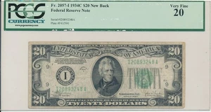 Federal Reserve Note USA $20 1934  PCGS  20 - Picture 1 of 2