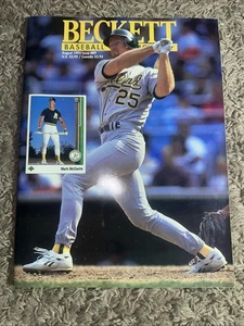 Beckett Baseball Card Monthly August 1992 Mark McGwire Issue #89 Oakland As - Picture 1 of 6