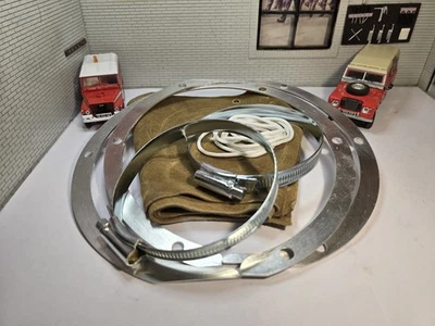 Land Rover Series 1 2 2a 3 Front Axle Swivel Pair Leather Gaiters 276954 Kit Set - Image 1 of 4