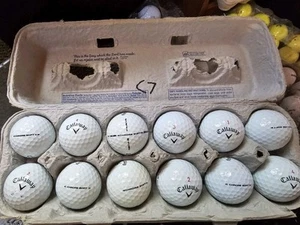Used Callaway Chrome Soft Golf Balls - Pack of 12 - Picture 1 of 1