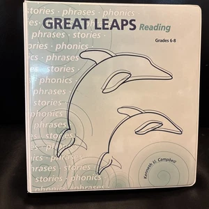 Great Leaps Reading 3 Ring Binder Campbell Mercer 6-8 - Picture 1 of 10