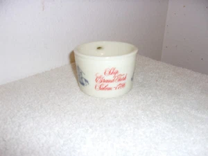 TAZA DE VIDRIO JABÓN DE AFEITAR ESPECIAS ANTIGUA DE COLECCIÓN de SHULTON... ENVÍO GRAND TURK SALEM - Imagen 1 de 7