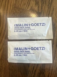 Set of 2 Malin + Goetz Detox Face Mask Sample 0.3 fl. oz. /. 9 ml - Picture 1 of 2