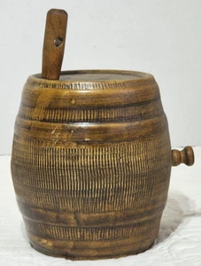 Vintage Ceramic Whiskey Barrell Keg Decanter - Picture 1 of 8